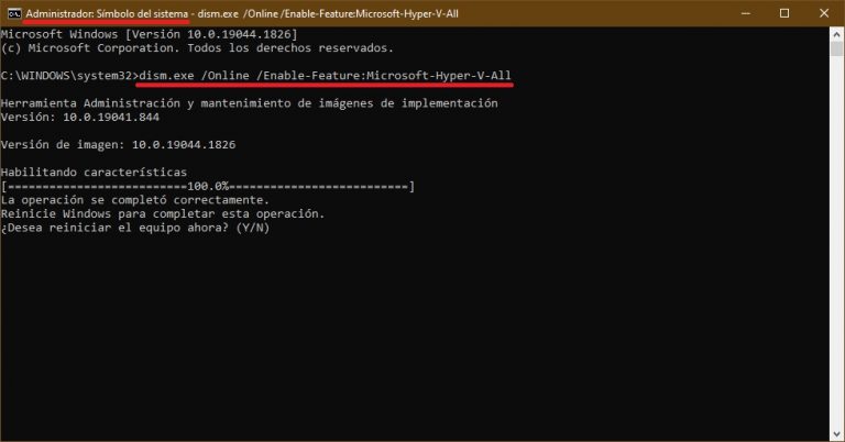 Cómo activar o desactivar Hyper-V en Windows 10 - WinNotas