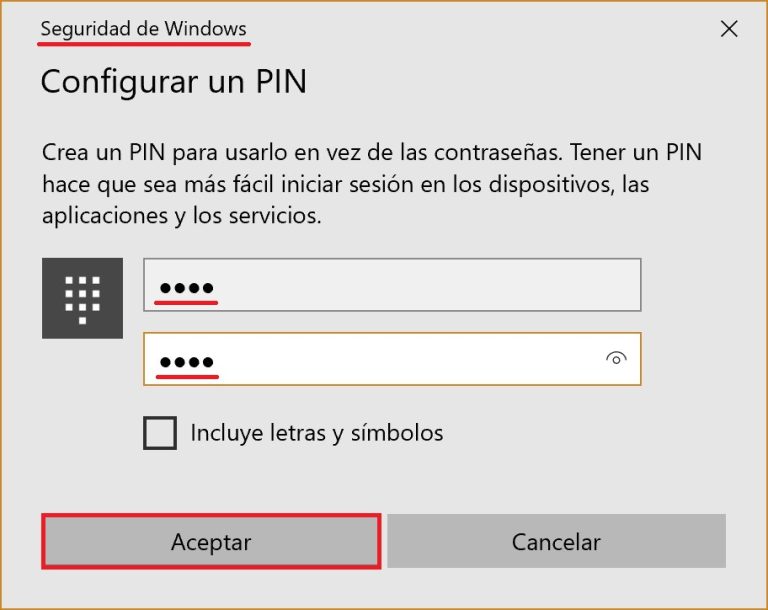 Cómo Poner O Cambiar El Código Pin De Una Cuenta De Usuario En Windows