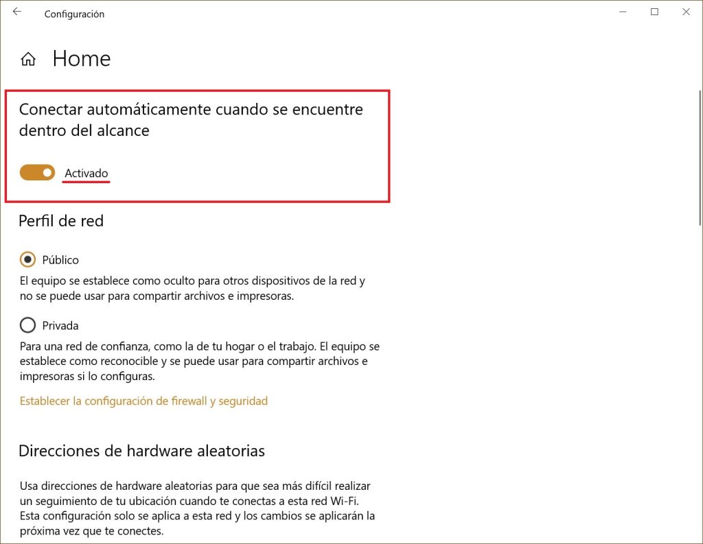 Cómo activar o desactivar la conexión automática a la red inalámbrica ...